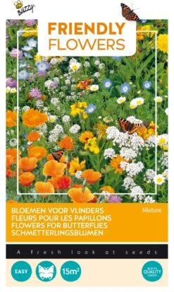 BUZZY Flower Mix Vlinders Laag Voor 15 M²