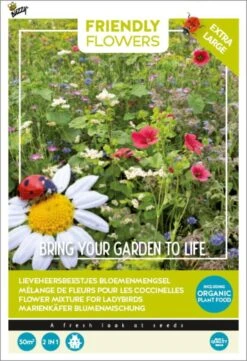 Buzzy Friendly Flowers Mix Lieveheersbeestjes 50 M2