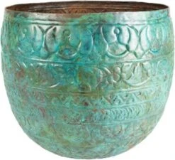 TS Bloempot Famke Blauw D 33 H 28 Cm