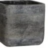 Mica Decorations Pot Kane Vierkant 19 X 19 X 18 Cm Donkergrijs -Talen Tools Winkel 8712799322844 2 1