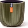Capi Europe Bloempot Groove Groen D 23,1 H 21 Cm