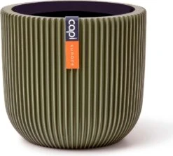 Capi Europe Bloempot Groove Groen D 23,1 H 21 Cm