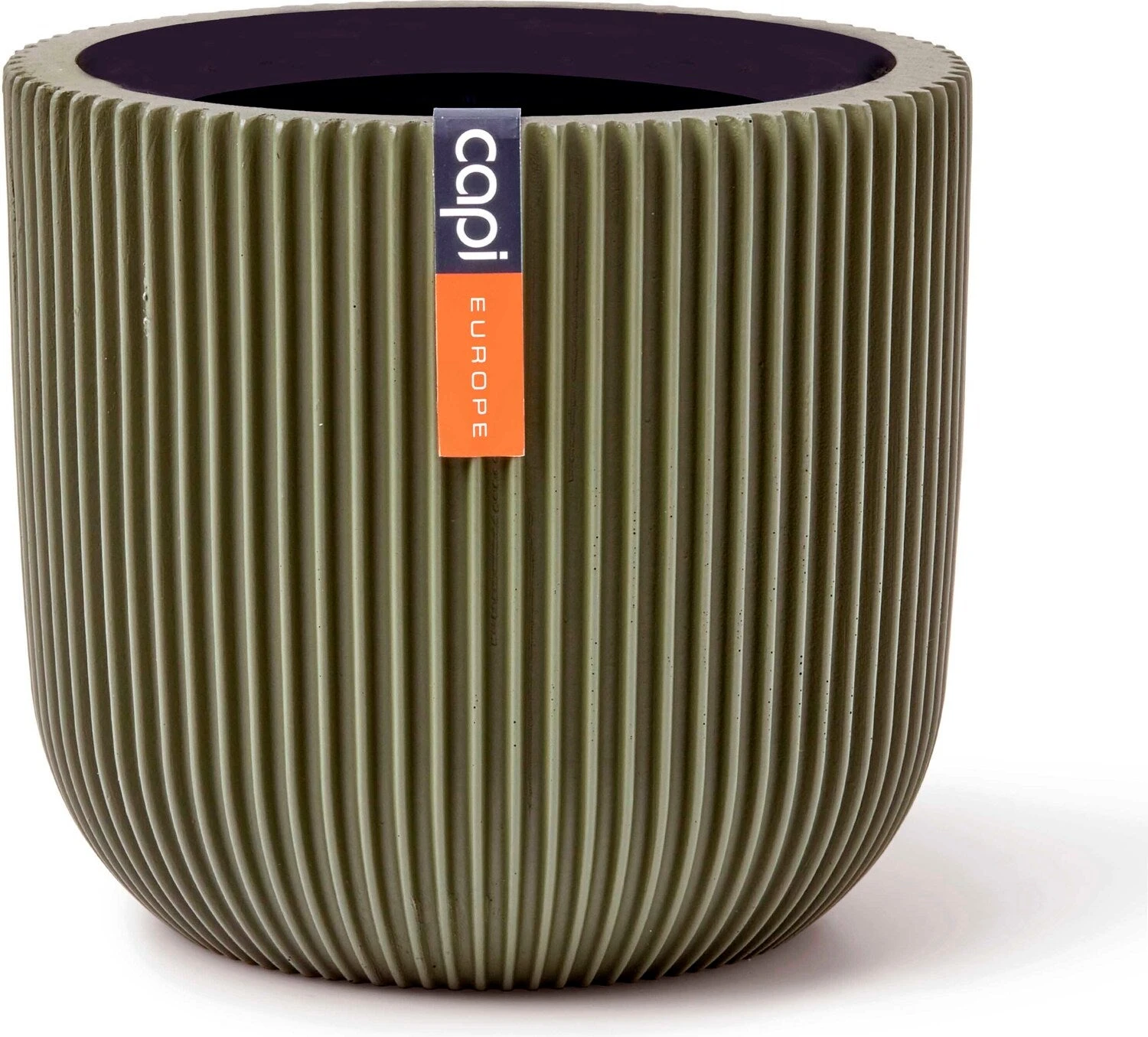 Capi Europe Bloempot Groove Groen D 23,1 H 21 Cm 3 Capi Europe Bloempot Groove Groen D 23,1 H 21 Cm