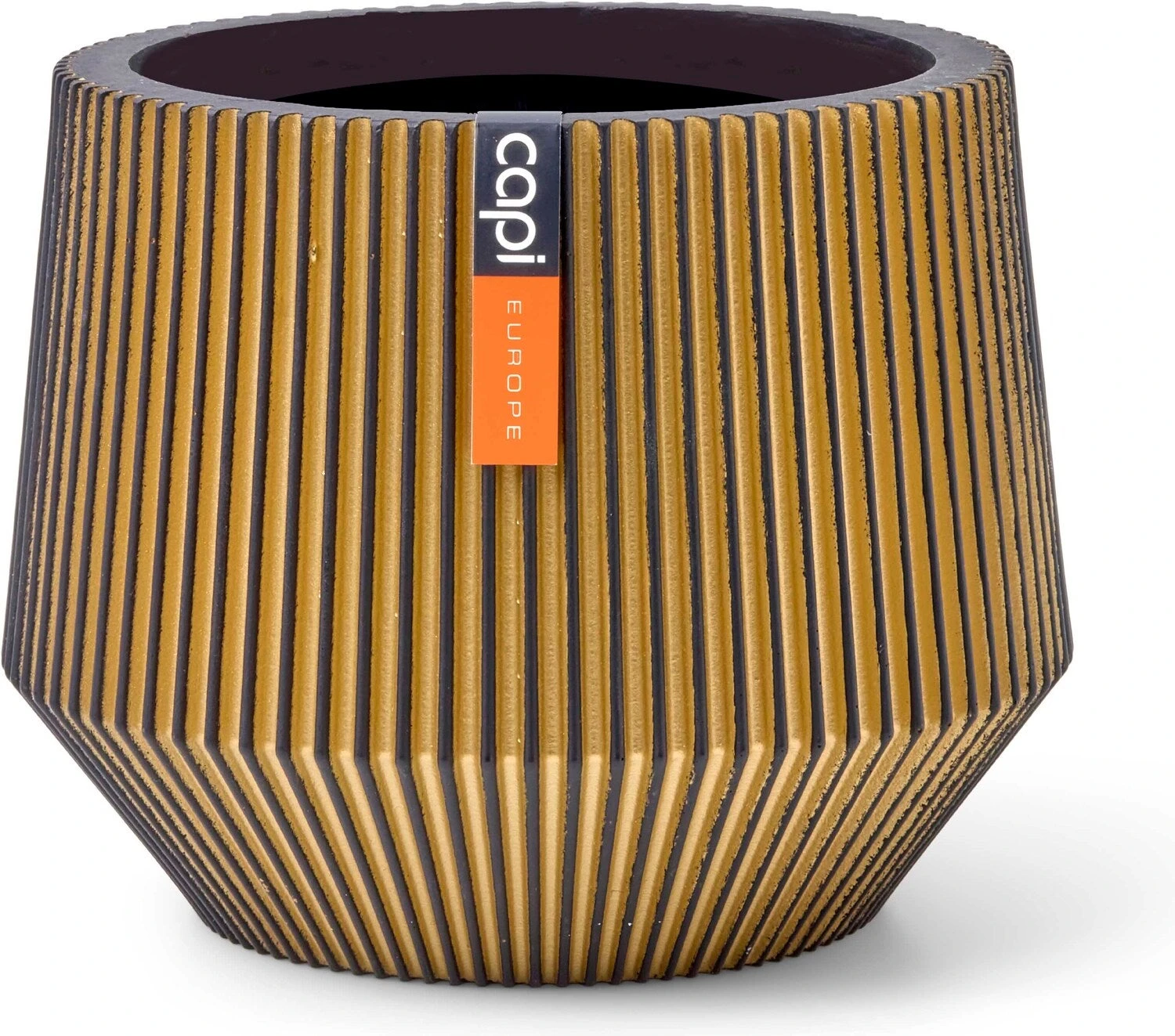 Capi Europe Bloempot Groove Goud D 9,2 H 7,5 Cm 3 Capi Europe Bloempot Groove Goud D 9,2 H 7,5 Cm