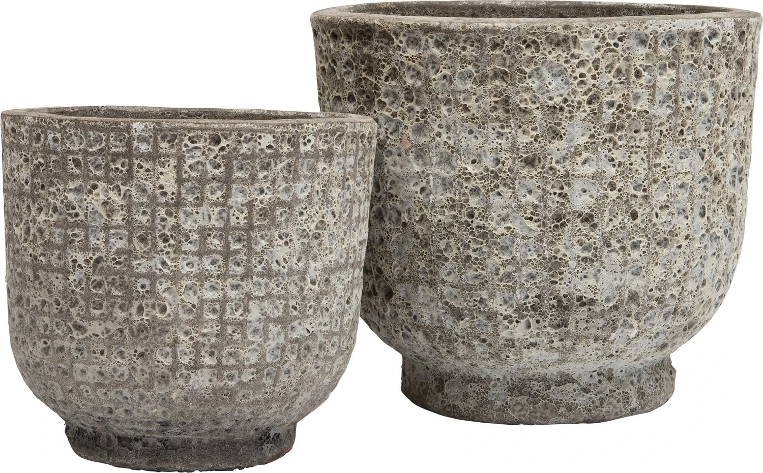 Intratuin Bloempot Thierry Grijs D 33 H 30 Cm 4 Intratuin Bloempot Thierry Grijs D 33 H 30 Cm - Afbeelding 2