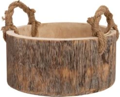 Intratuin Bloempot Dua Naturel D 39 H 18 Cm