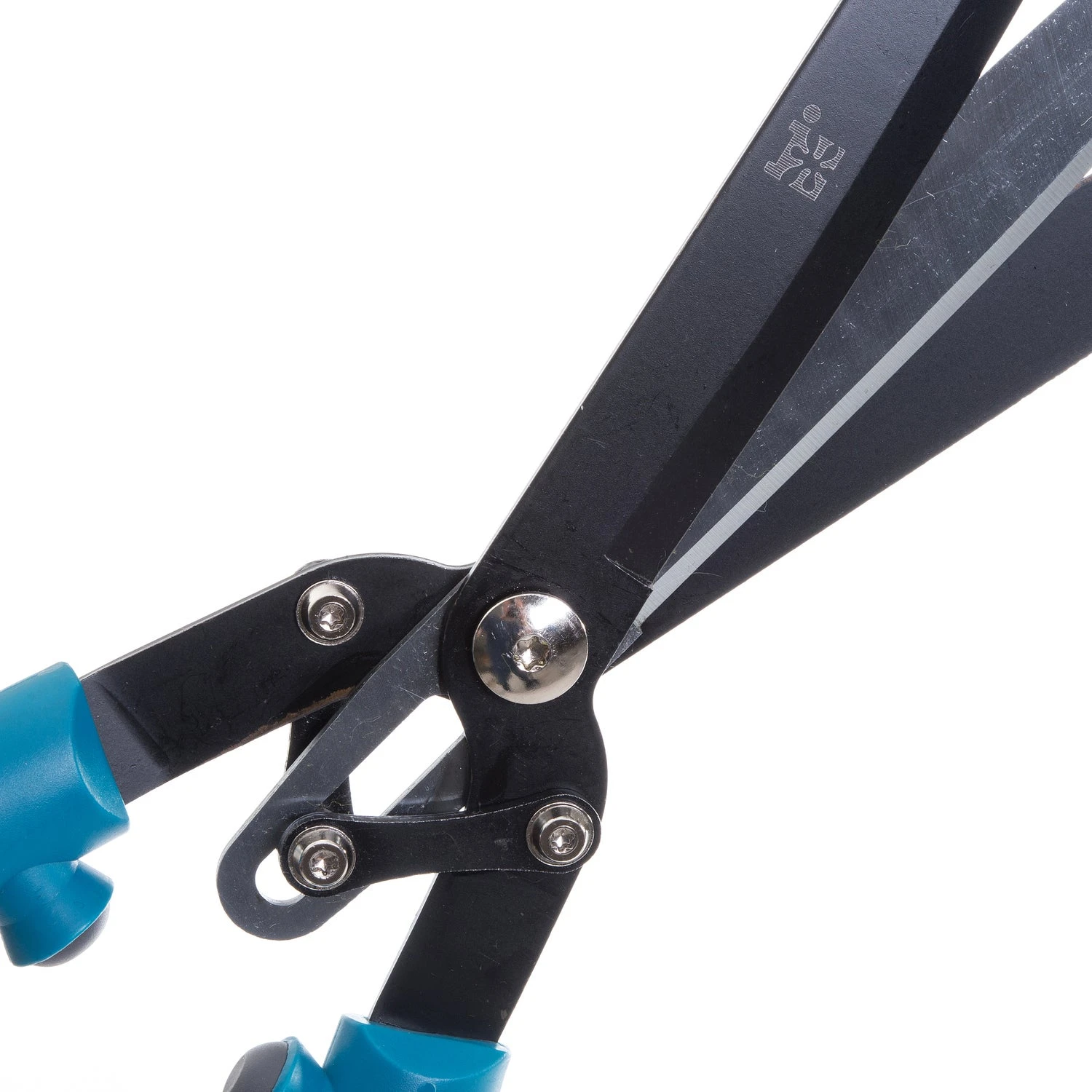 Intratuin Heggenschaar Met 3 Messen Blauw/grijs 4 Intratuin Heggenschaar Met 3 Messen Blauw/grijs - Afbeelding 2