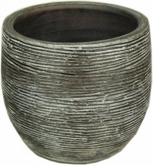 Bela Arte Bloempot Birma D 14 H 13 Cm Oud Bruin 3 Bela Arte Bloempot Birma D 14 H 13 Cm Oud Bruin