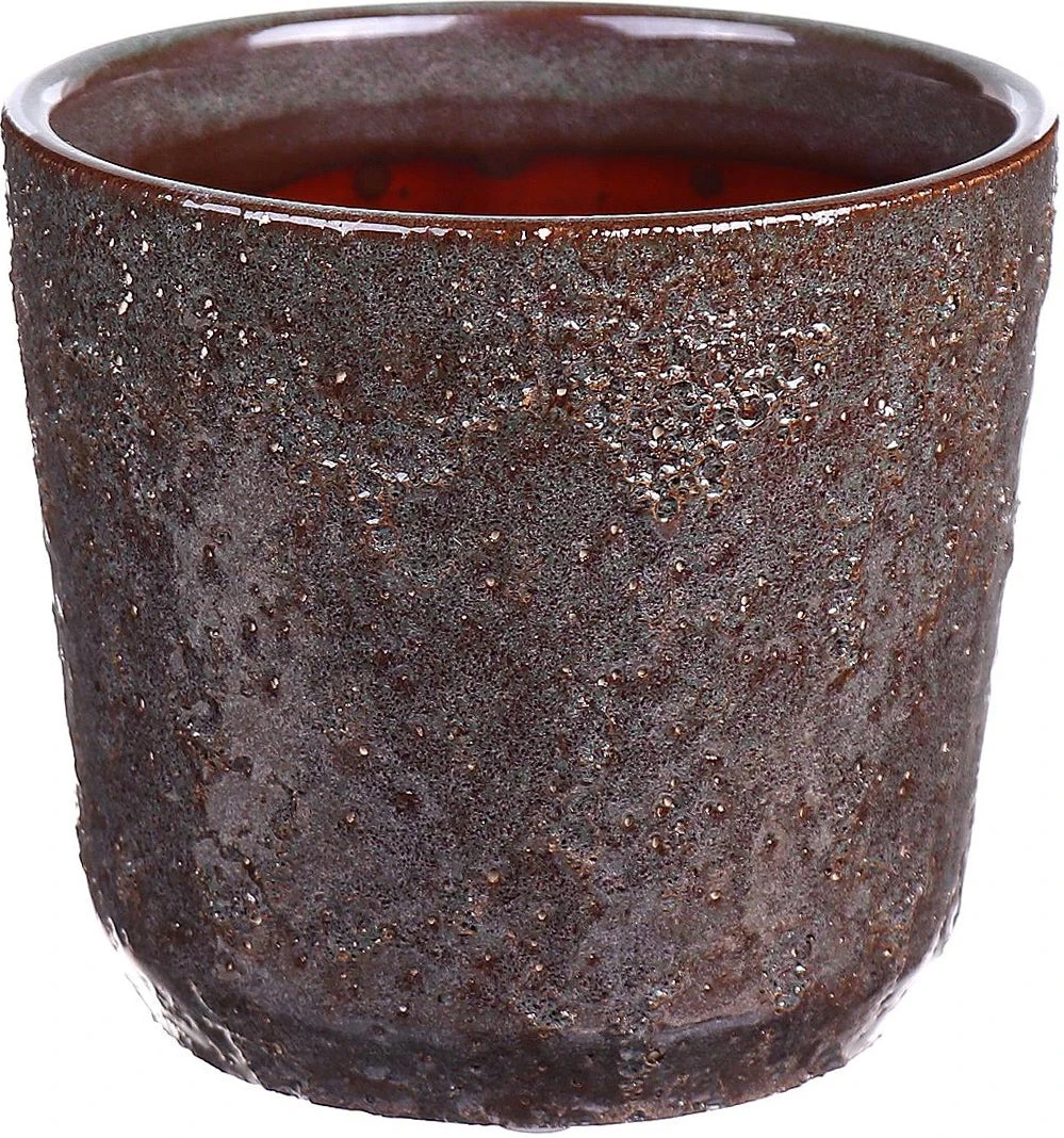 Duif Bloempot Calma Bruin / Grijs D 13,8 H 12,8 Cm 3 Duif Bloempot Calma Bruin / Grijs D 13,8 H 12,8 Cm