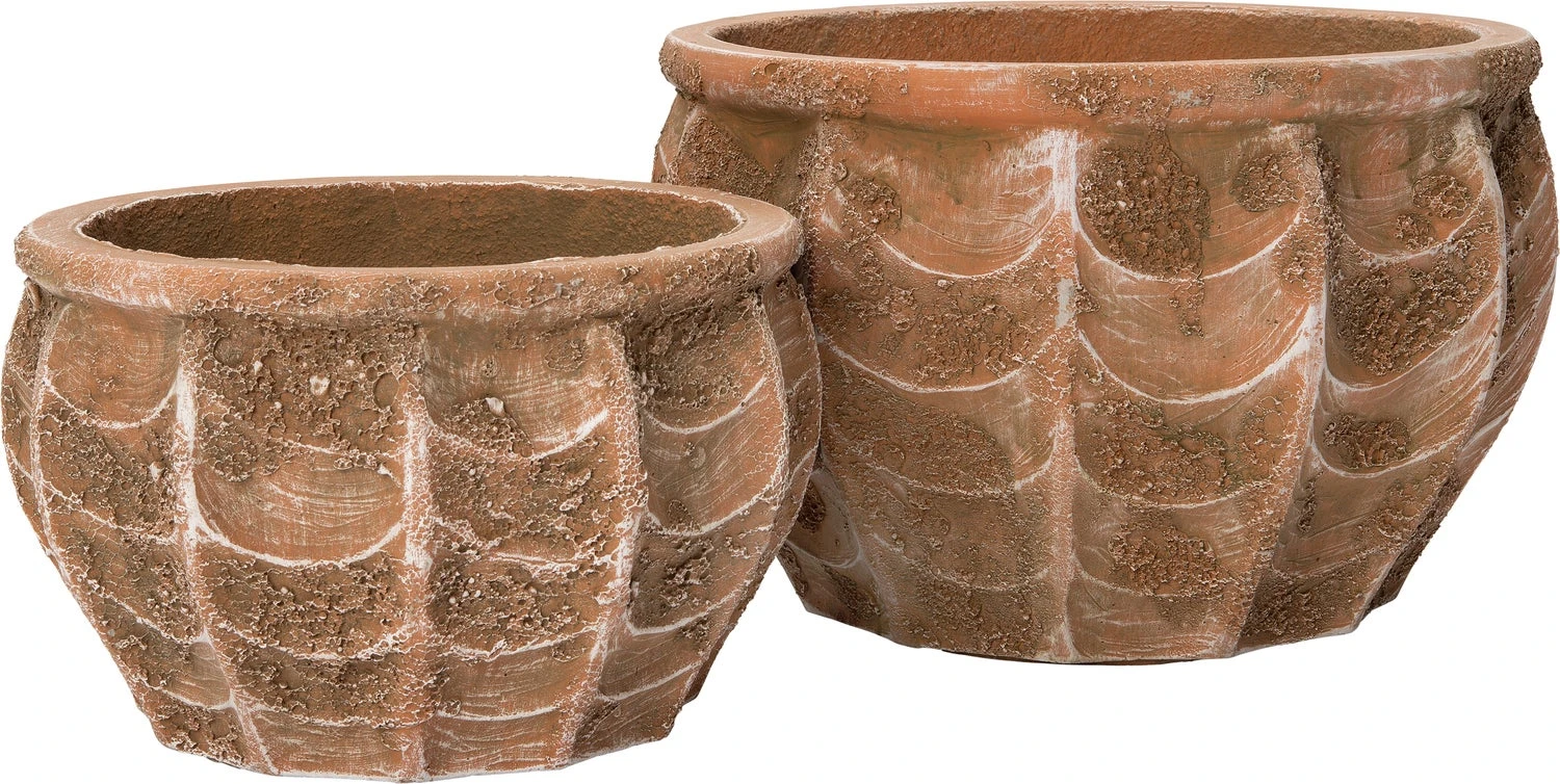 Intratuin Bloempot Louis Terracotta D 29 H 18 Cm 4 Intratuin Bloempot Louis Terracotta D 29 H 18 Cm - Afbeelding 2