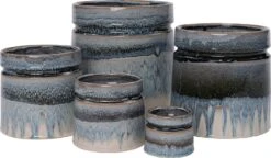 Intratuin Bloempot Misty Grijs / Beige D 20 H 20 Cm -Talen Tools Winkel 8720196095766 2