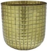 Intratuin Bloempot Azra Goud D 29 H 32 Cm