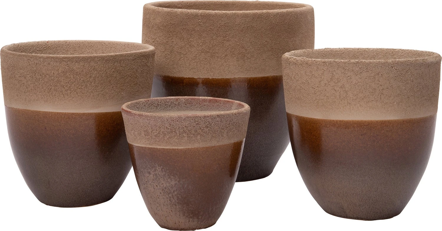 Intratuin Bloempot Antal Beige / Bruin D 19 H 19 Cm 3 Intratuin Bloempot Antal Beige / Bruin D 19 H 19 Cm - Afbeelding 2