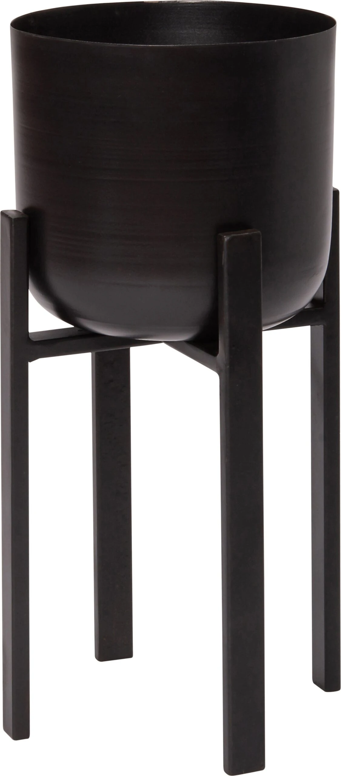 Intratuin Bloempot Op Poten Nila Zwart D 20 H 35 Cm 3 Intratuin Bloempot Op Poten Nila Zwart D 20 H 35 Cm