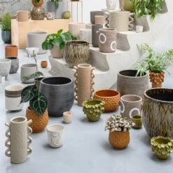 Intratuin Bloempot Adna Bruin D 14 H 16 Cm -Talen Tools Winkel 8720196359455 2