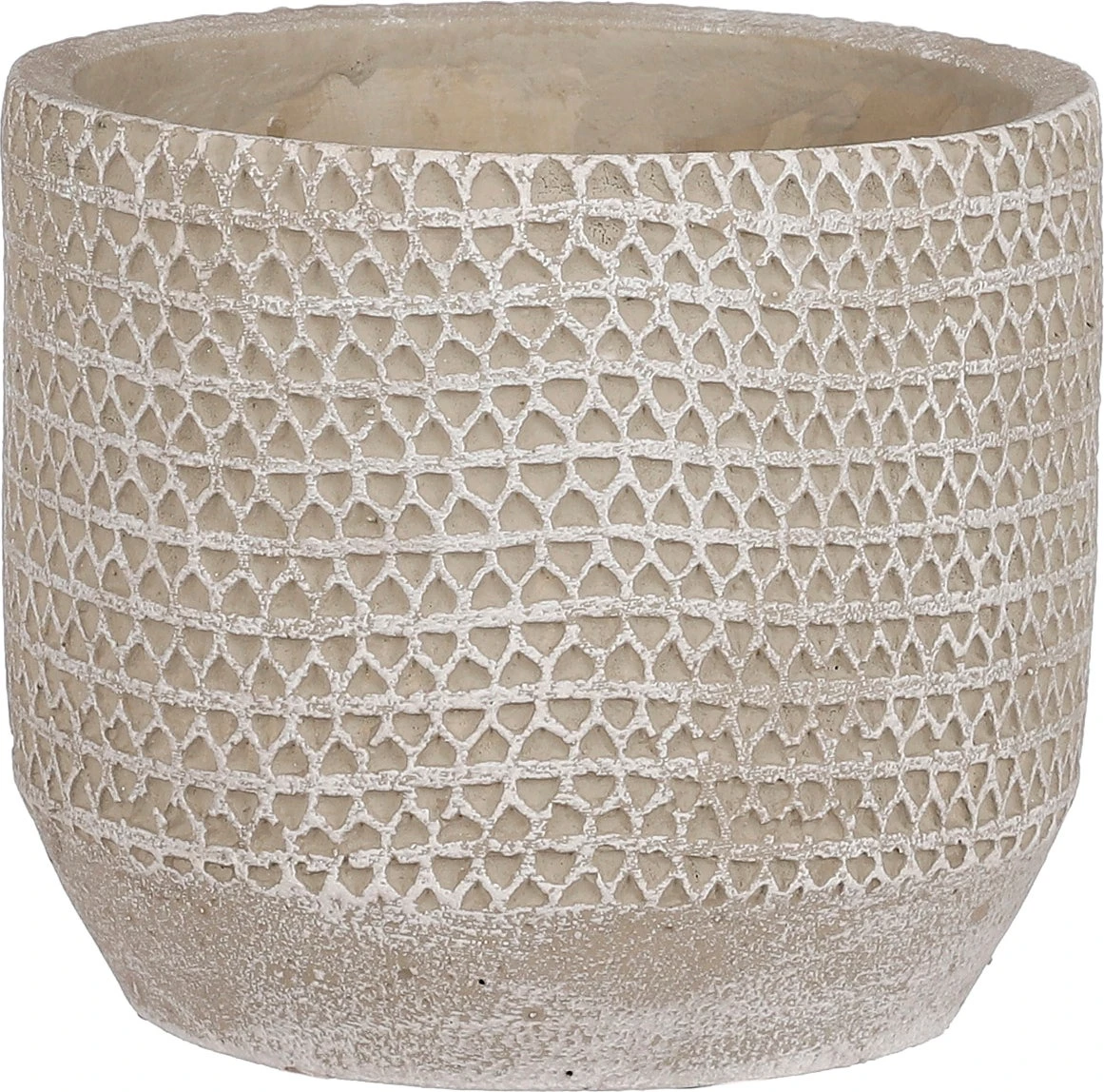 Mica Decorations Bloempot Jack Beige D 15 H 13 Cm 3 Mica Decorations Bloempot Jack Beige D 15 H 13 Cm