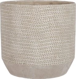 Mica Decorations Bloempot Jack Beige D 21 H 19,5 Cm
