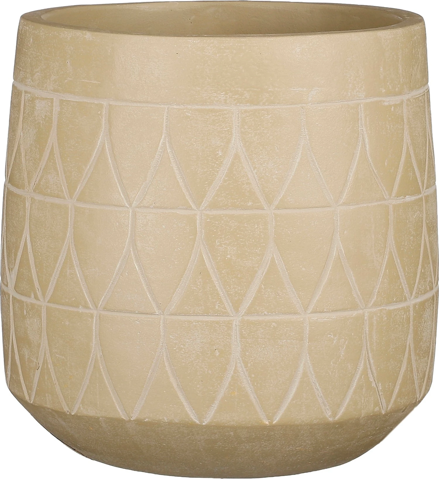 Mica Decorations Bloempot Sahara Beige D 36 H 36 Cm 3 Mica Decorations Bloempot Sahara Beige D 36 H 36 Cm