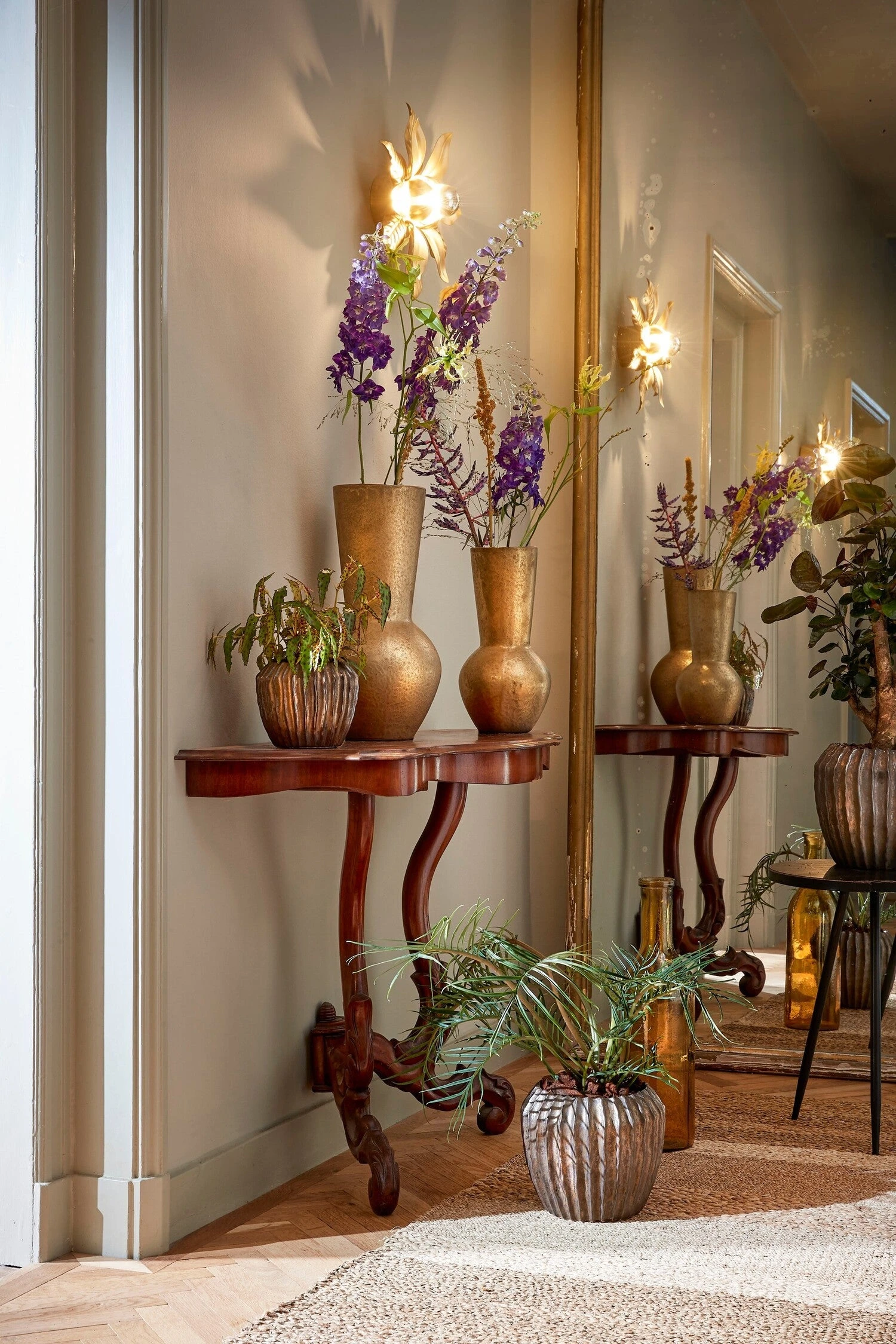 Mica Decorations Bloempot Noma Brons D 14 H 12 Cm 4 Mica Decorations Bloempot Noma Brons D 14 H 12 Cm - Afbeelding 2