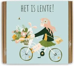 Blossombs Bloemzaadbom Geschenkdoos Het Is Lente 18 X 16 X 2,5 Cm