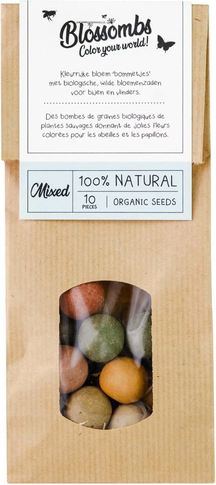 Blossombs Bloemzaadbom Zak 9,5 X 15 X 2,5 Cm 10 Stuks 3 Blossombs Bloemzaadbom Zak 9,5 X 15 X 2,5 Cm 10 Stuks