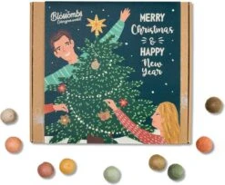 Blossombs Zaadbommen Giftbox Kerst Medium 18 X 16 X 2,5 Cm