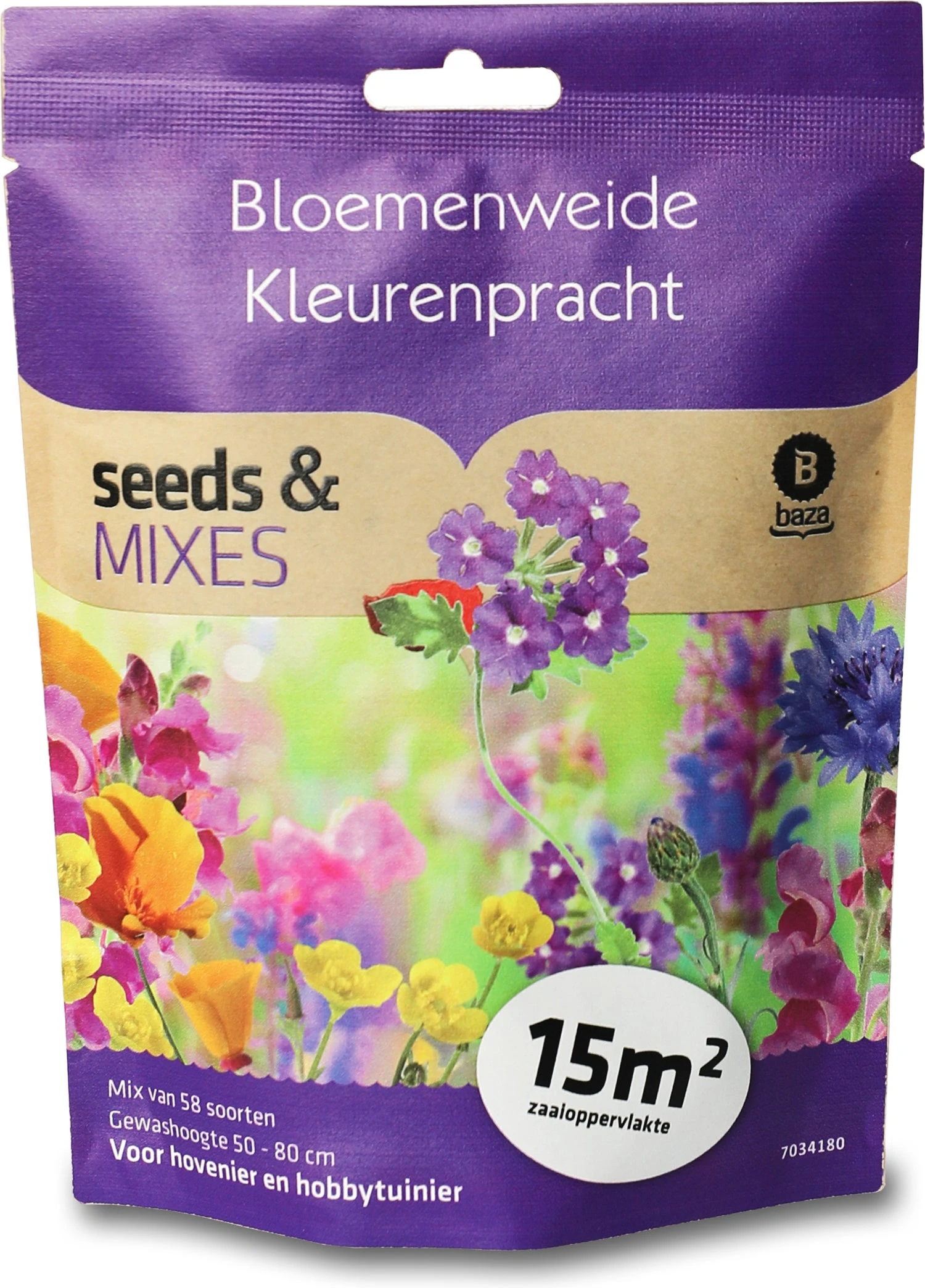 Baza Seeds & Mixes Bloemenweide Zaad Kleurenpracht 3 Baza Seeds & Mixes Bloemenweide Zaad Kleurenpracht